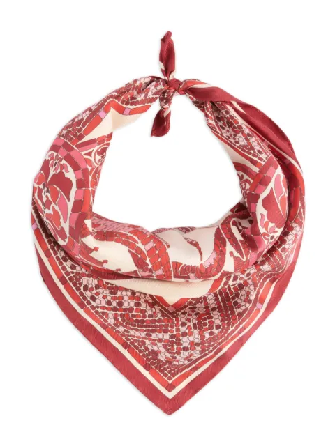 La DoubleJ printed foulard scarf