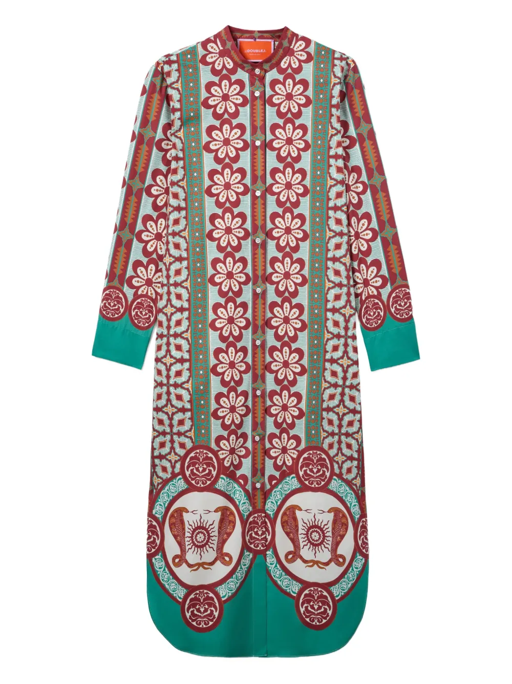 La DoubleJ cotton poplin dress | Green | Image 1
