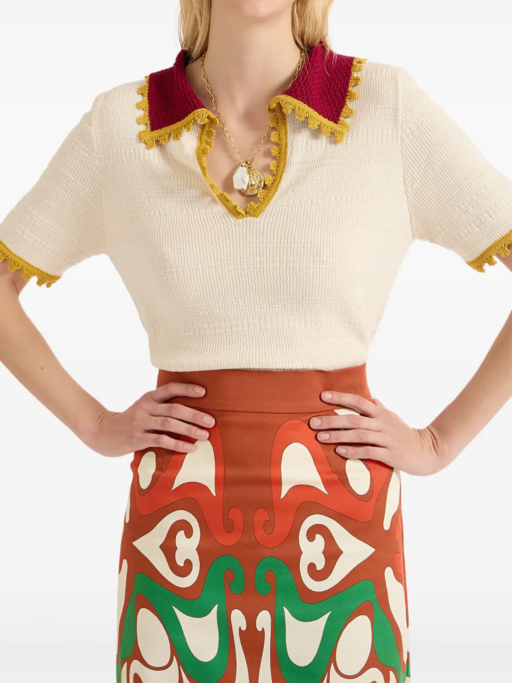 La DoubleJ cotton-cashmere knitted top | Knitted Tops | Image 2