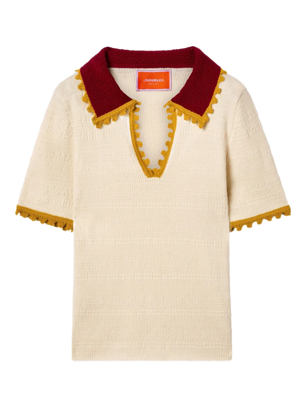 La Doublej Cotton-cashmere Knitted Top