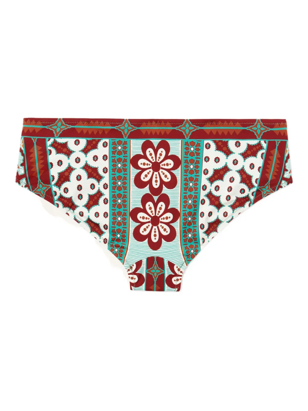 La DoubleJ Boy floral-print bikini bottoms Groen