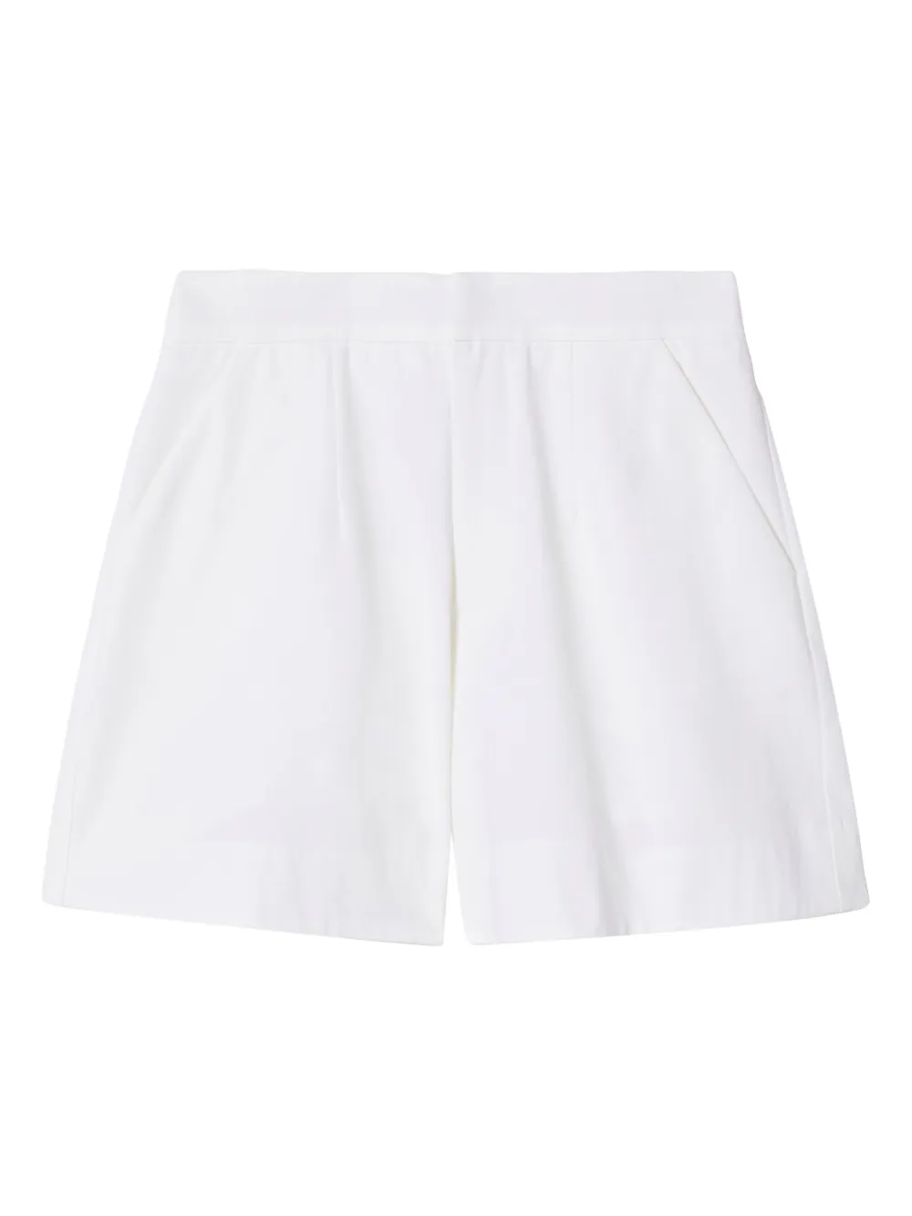 La DoubleJ Katoenen shorts Wit
