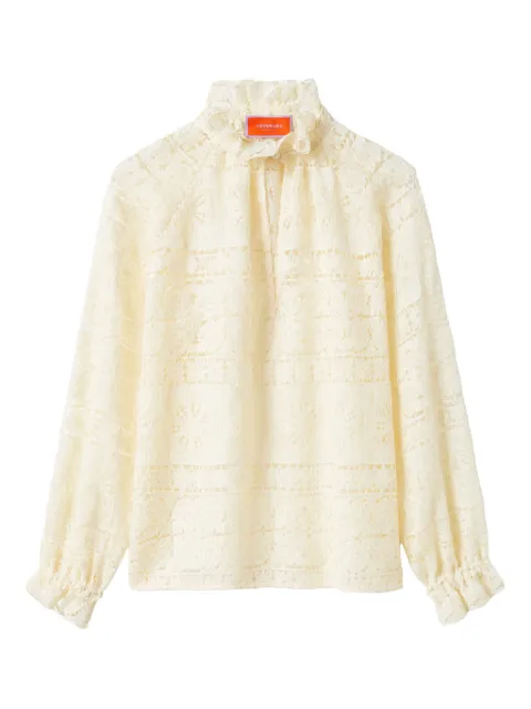 La DoubleJ blusa con volantes
