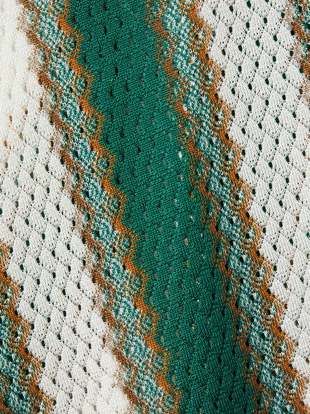 La DoubleJ diagonal-stripe maxi skirt Groen