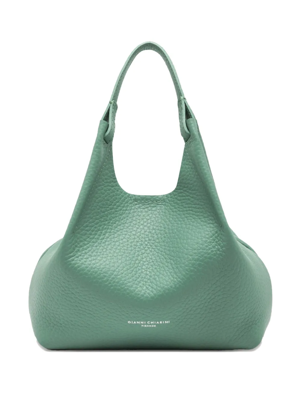 GIANNI CHIARINI Dua leren shopper Groen