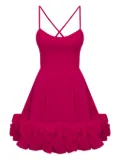 POST MERIDIEM backless bustier mini dress - Pink