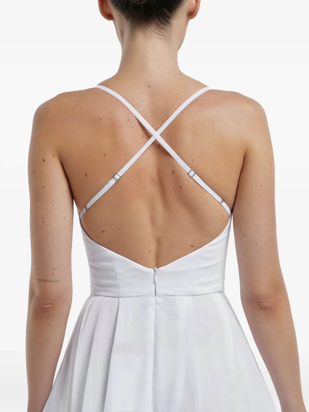 Backless Bustier Mini Dress