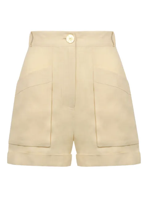 Le Kasha pleated utility shorts