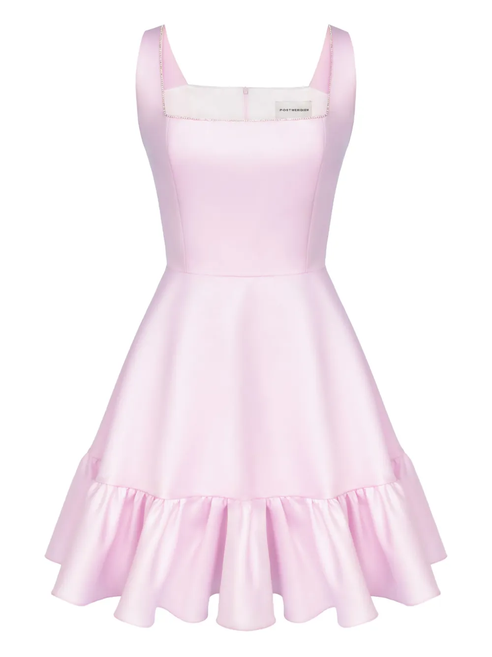 ruffle-hem mini dress