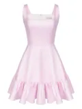 POST MERIDIEM ruffle-hem mini dress - Pink