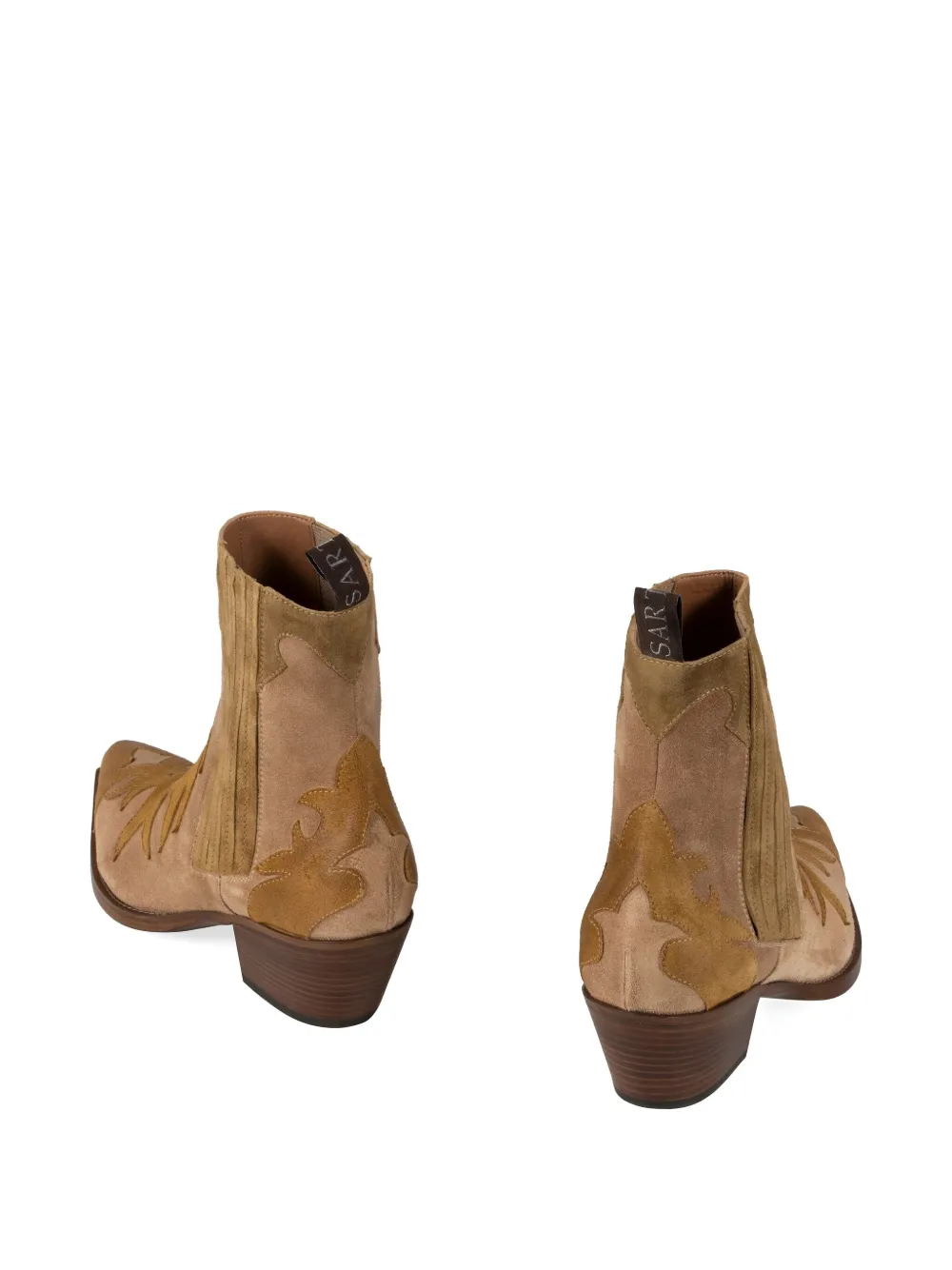 Sartore Suede Ankle Boots In Brown