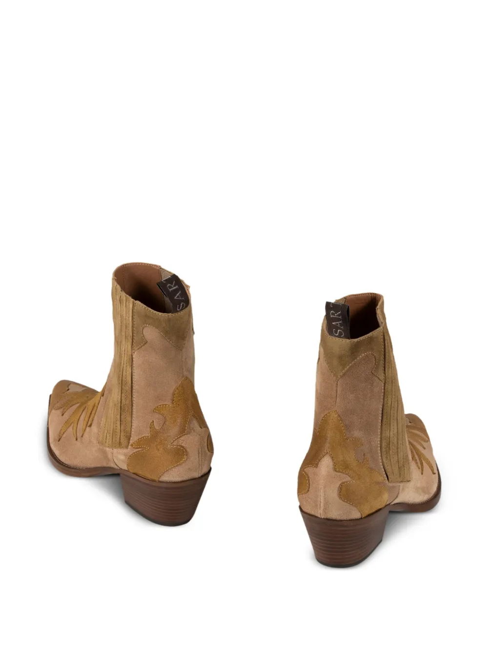 Sartore decorative-embroidered cowboy boots Brown