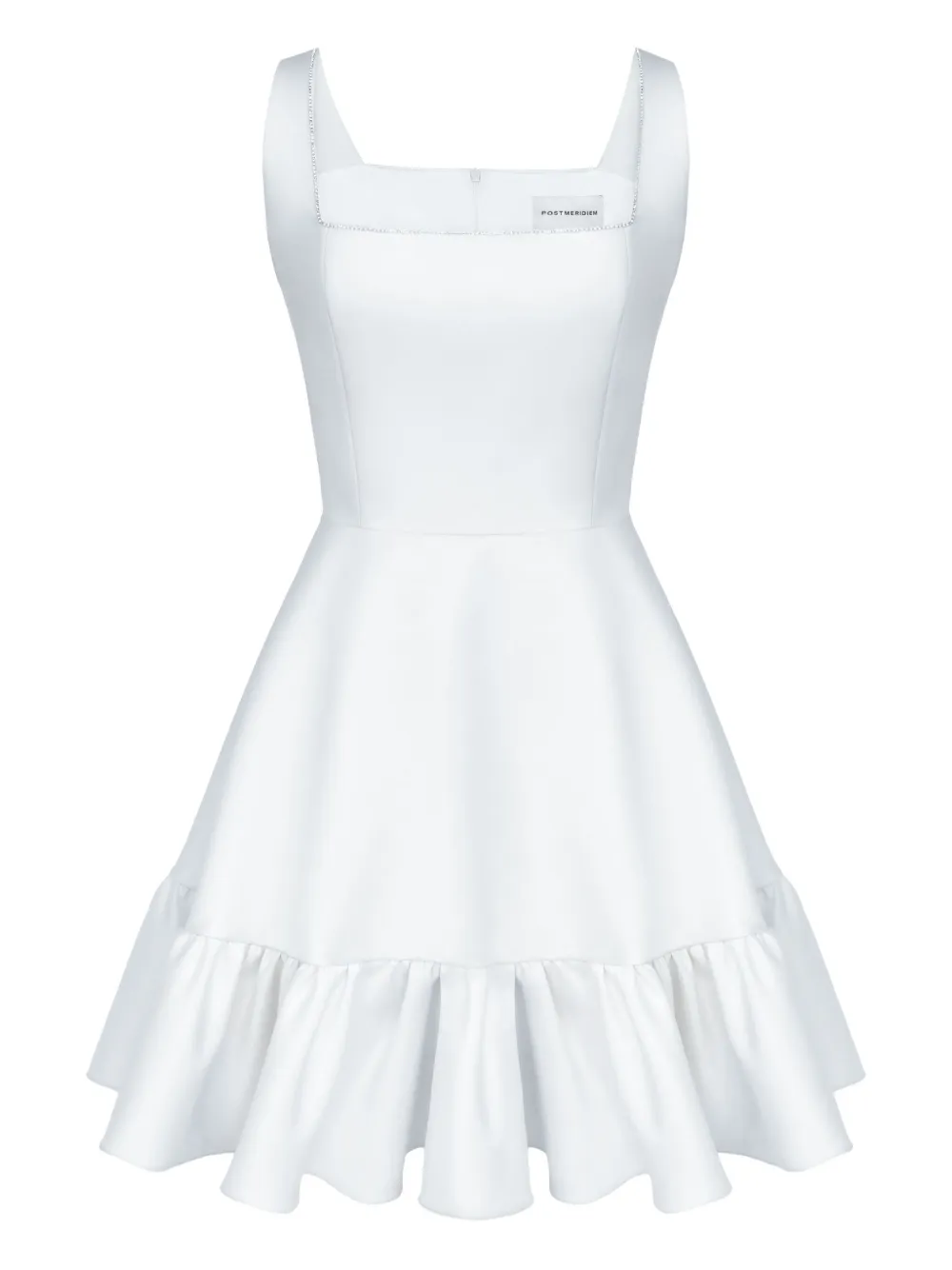 Post Meridiem Midikleid Mit Rüschensaum