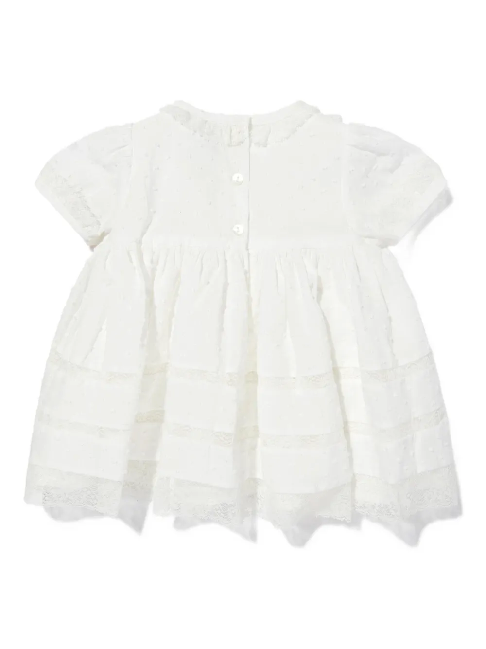Sarah Louise Jurk met kanten afwerking Wit