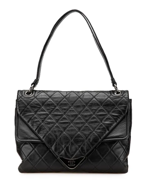 CHANEL Pre-Owned sac porté épaule Envelope Double Flap en peau d'agneau matelassée (2006-2008)