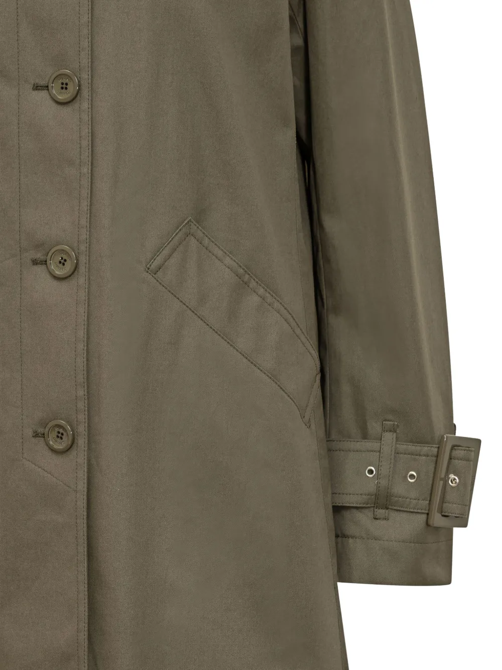 Herno Military-inspired Button-up Jacket In Green