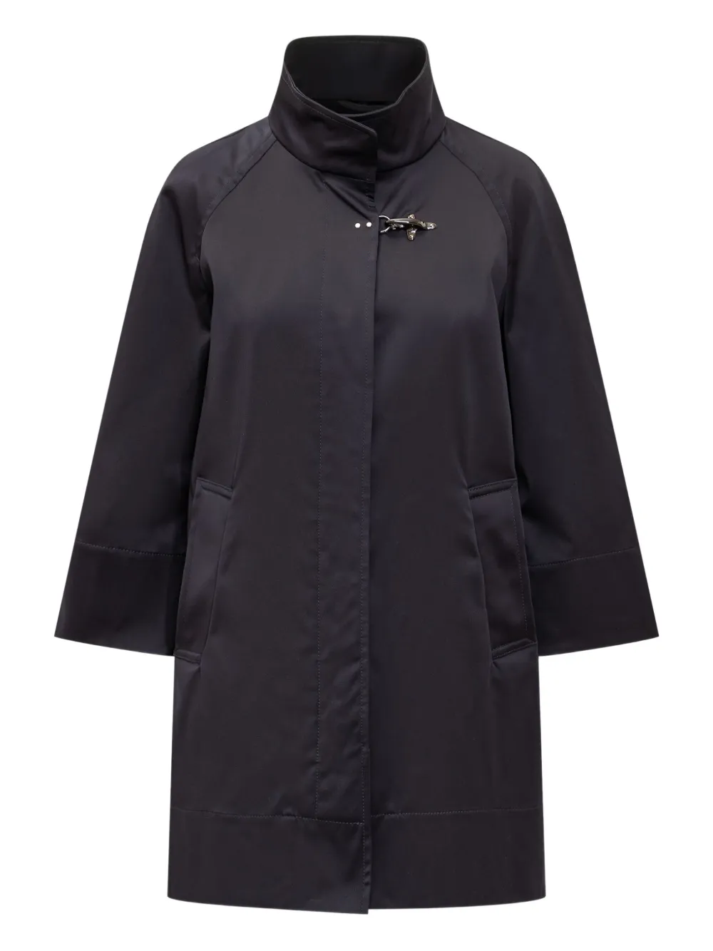 Fay high-neck oversized jacket | Blue | Image 1
