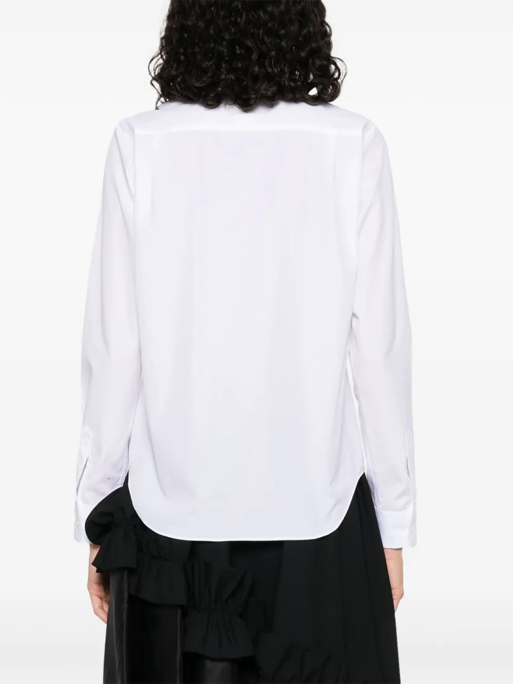 Noir Kei Ninomiya Shirt verfraaid met kralen Wit