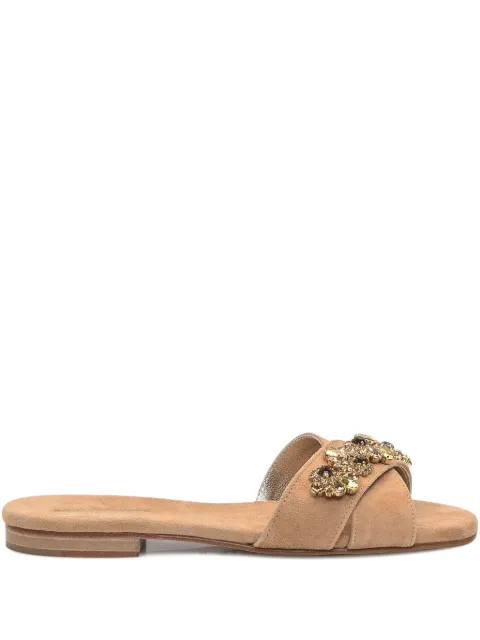 Emanuela Caruso crystal-embellished sandals