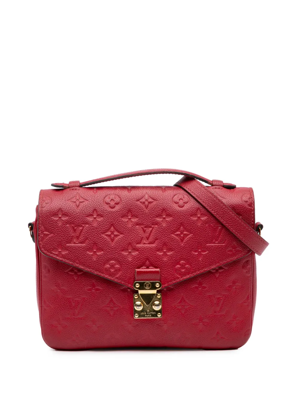 Louis Vuitton Pre-Owned 2019 モノグラム アンプラント ポシェット メティス サッチェルバッグ - レッド Louis Vuitton Pre-Owned 2019 モノグラム アンプラント ポシェット メティス サッチェルバッグ - レッド