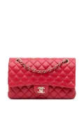 CHANEL Pre-Owned 2016-2017 Medium Classic Lambskin Double Flap shoulder bag - Red