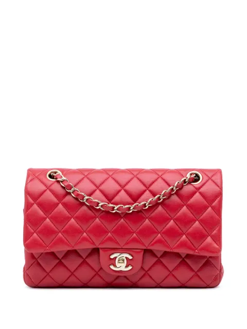 CHANEL Pre-Owned 2016-2017 Medium Classic Lambskin Double Flap shoulder bag