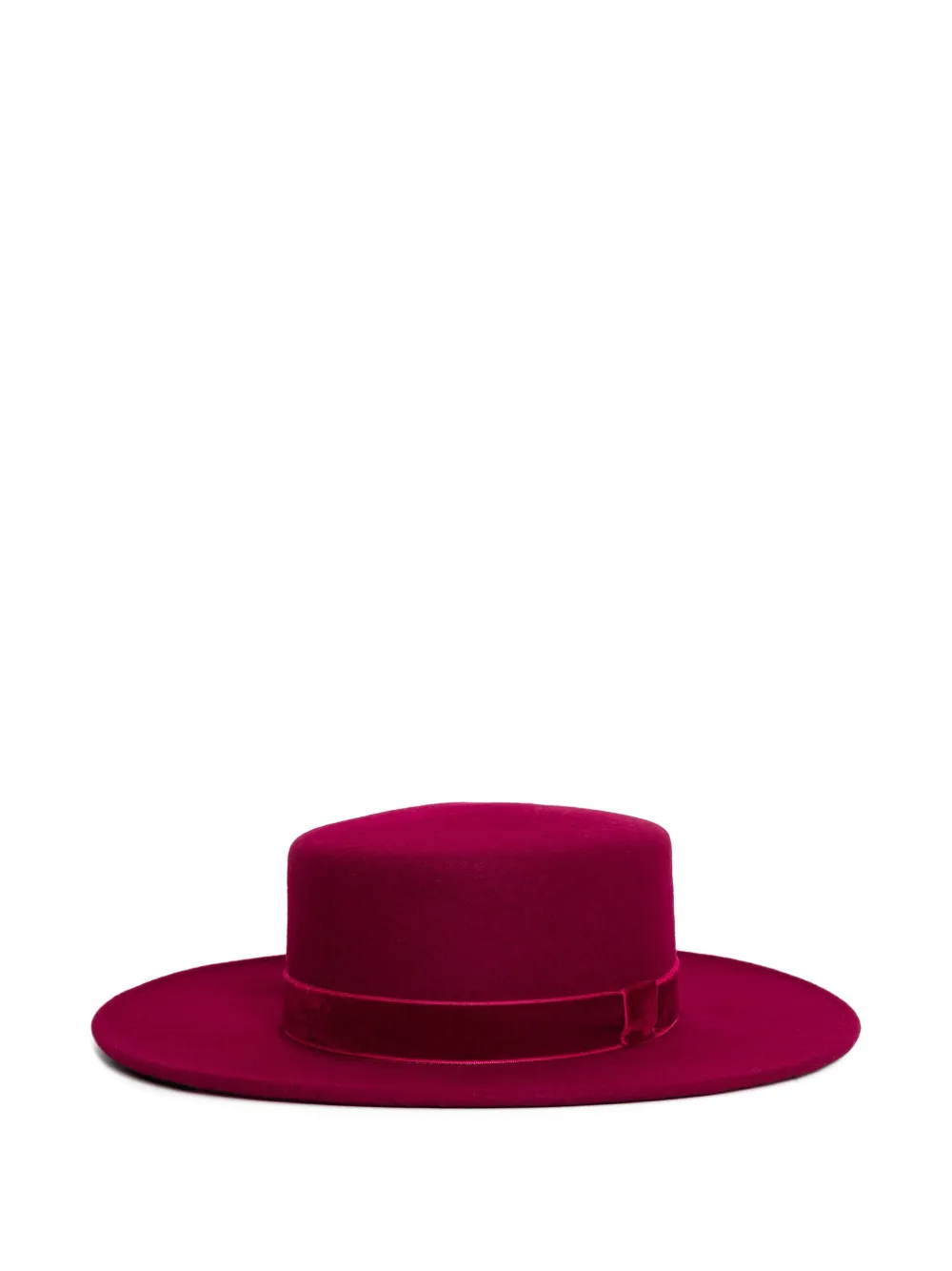Sarah Chofakian Muro wide-brim hat - Rood