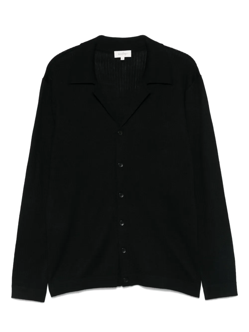 Second/Layer virgin wool cardigan | Black | Image 1