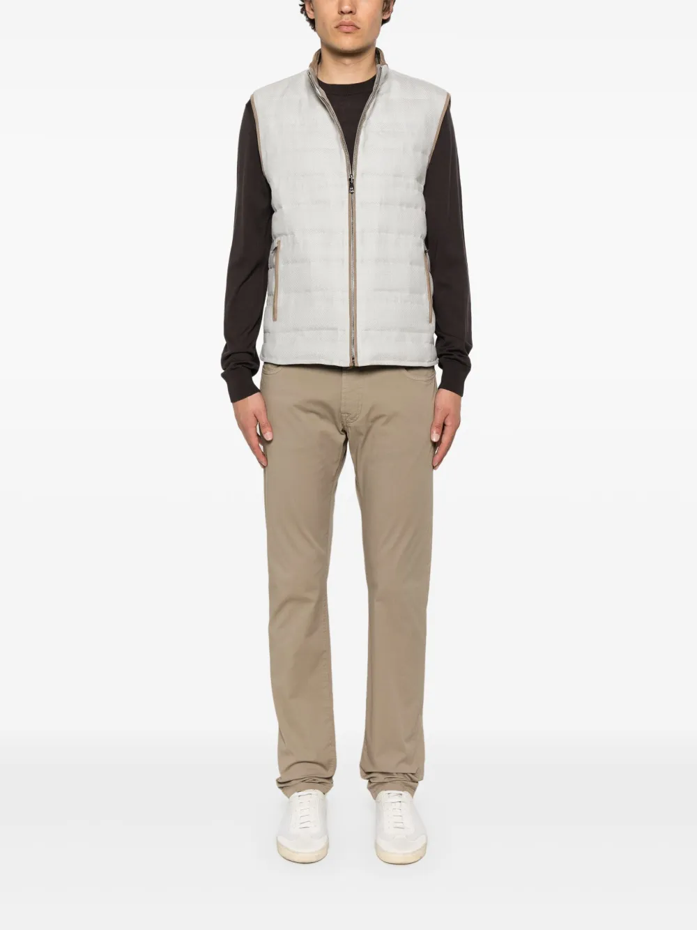 Paolo Pecora silk-blend jumper - Bruin