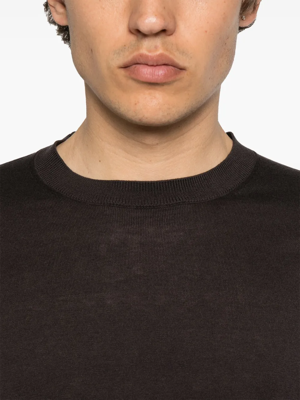 Shop Paolo Pecora Silk-blend Jumper