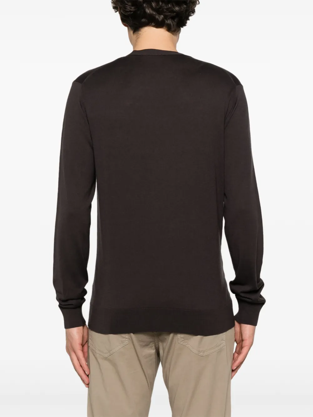Shop Paolo Pecora Silk-blend Jumper