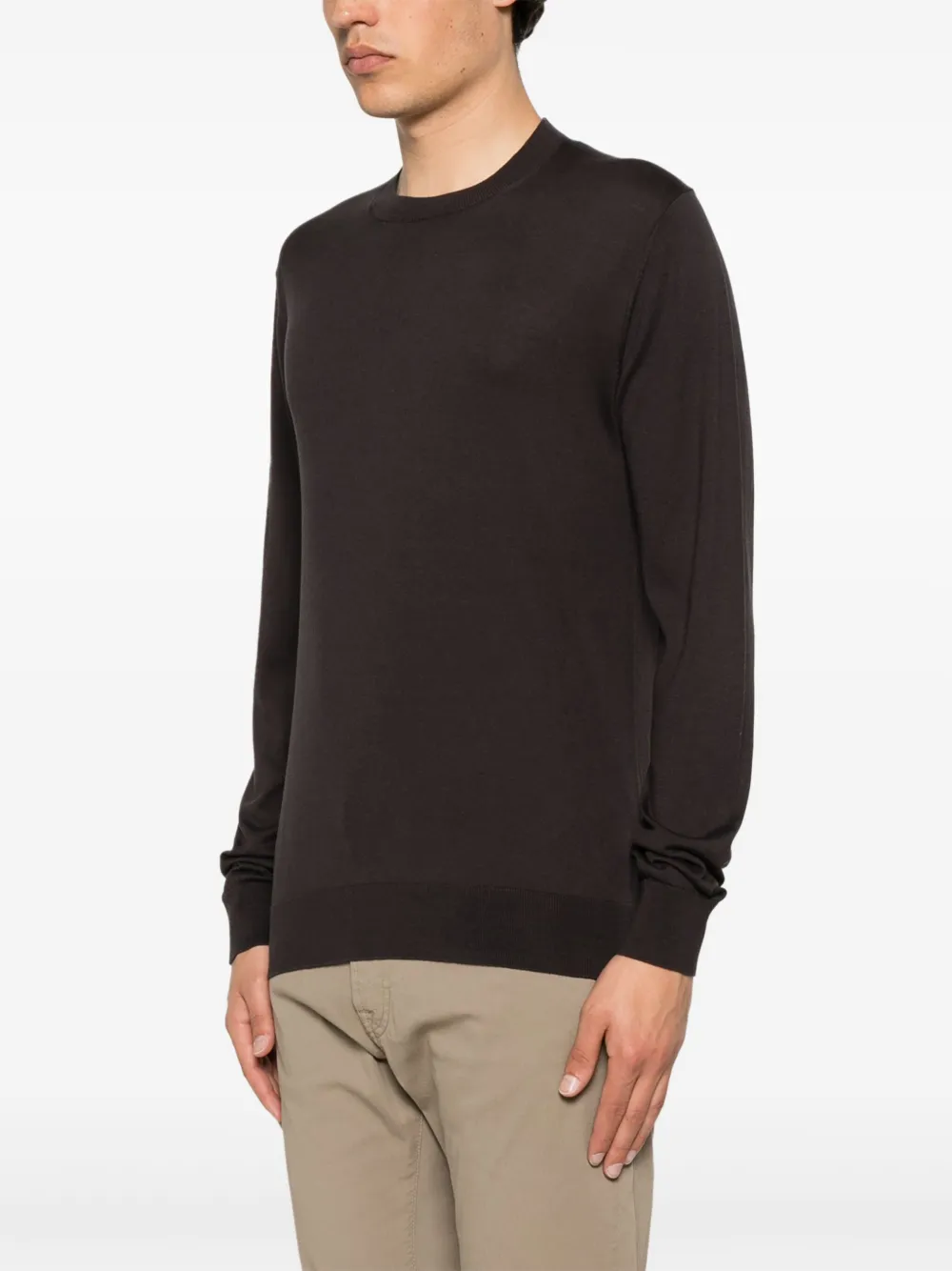 Shop Paolo Pecora Silk-blend Jumper