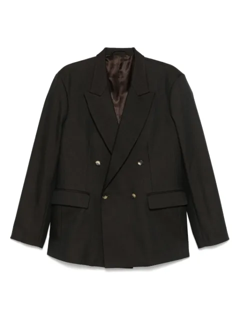 Second/Layer wool double-breasted blazer