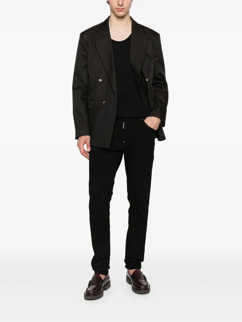 Second/Layer wool double-breasted blazer | Blazers | Image 2