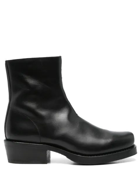 Second/Layer 50mm leather ankle boots