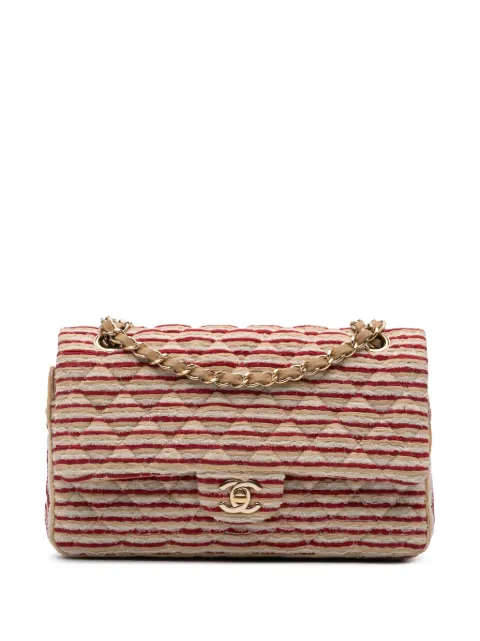 CHANEL Pre-Owned 2014 Medium Classic Jersey Coco Sailor Double Flap shoulder bag