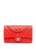 CHANEL Pre-Owned 2006-2008 Medium Classic Perforated Lambskin Double Flap shoulder bag - Red