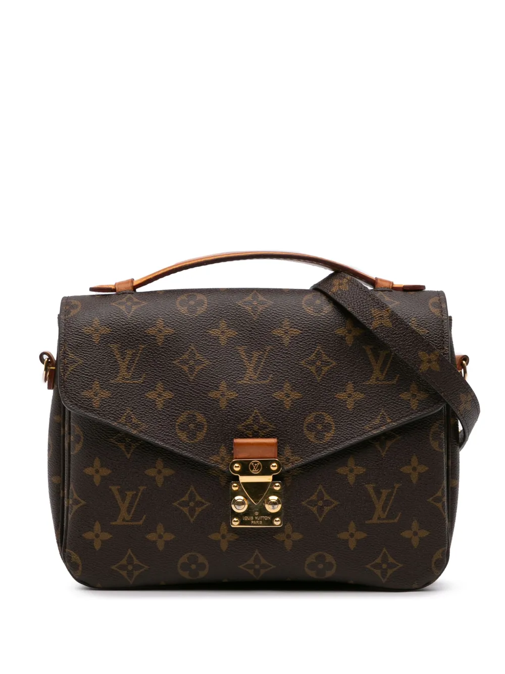 Louis Vuitton Pre-Owned 2018 モノグラム ポシェット メティス サッチェルバッグ - ブラウン Louis Vuitton Pre-Owned 2018 モノグラム ポシェット メティス サッチェルバッグ - ブラウン