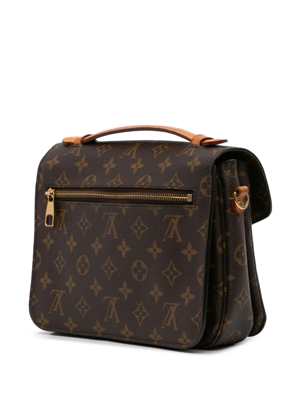Pre-owned Louis Vuitton 2018 Monogram Pochette Metis Satchel