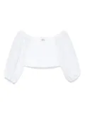 TWINSET Kids cotton-blend top - White