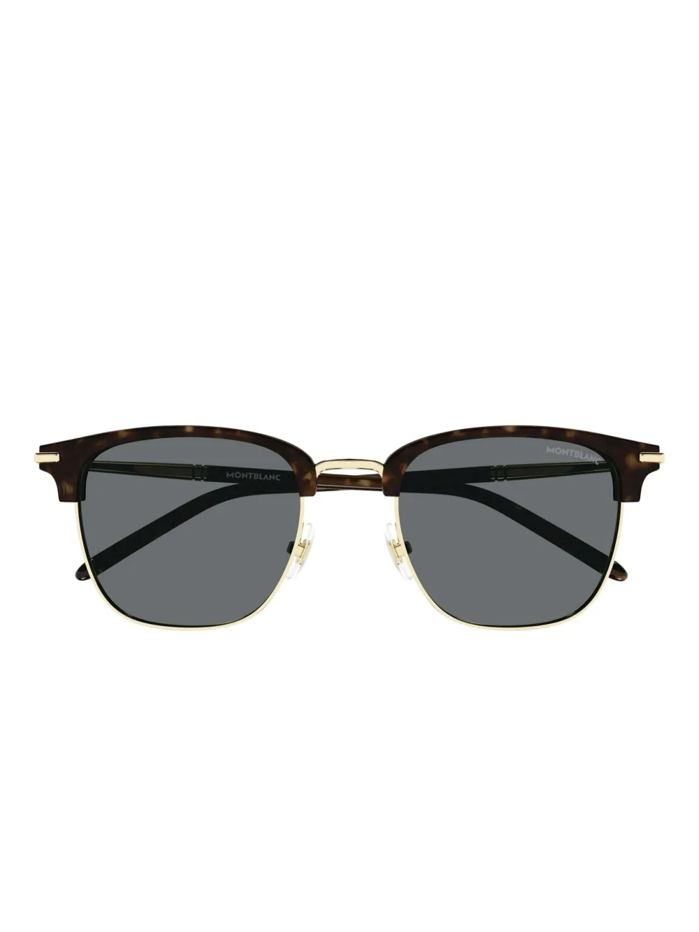 MONT BLANC EYEWEAR square sunglasses - ブラウン MONT BLANC EYEWEAR square sunglasses - ブラウン