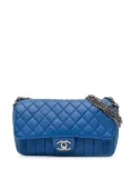 CHANEL Pre-Owned 2011 CC Quilted Calfskin Multi Chain Flap shoulder bag - Blue