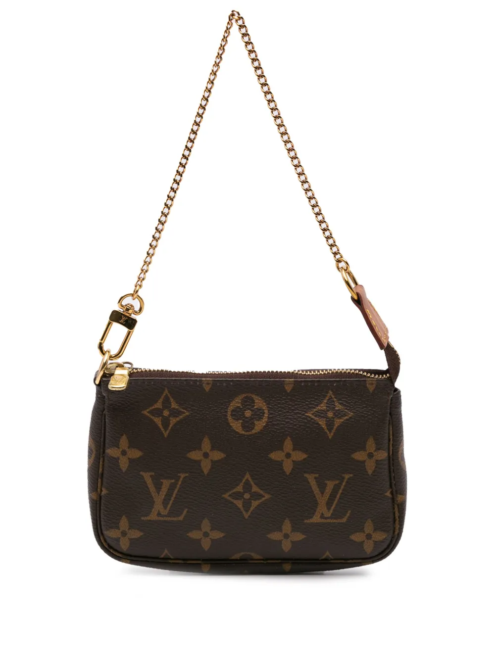 Louis Vuitton Pre-Owned 2020 モノグラム ミニ ポシェット アクセソワール ハンドバッグ - ブラウン Louis Vuitton Pre-Owned 2020 モノグラム ミニ ポシェット アクセソワール ハンドバッグ - ブラウン