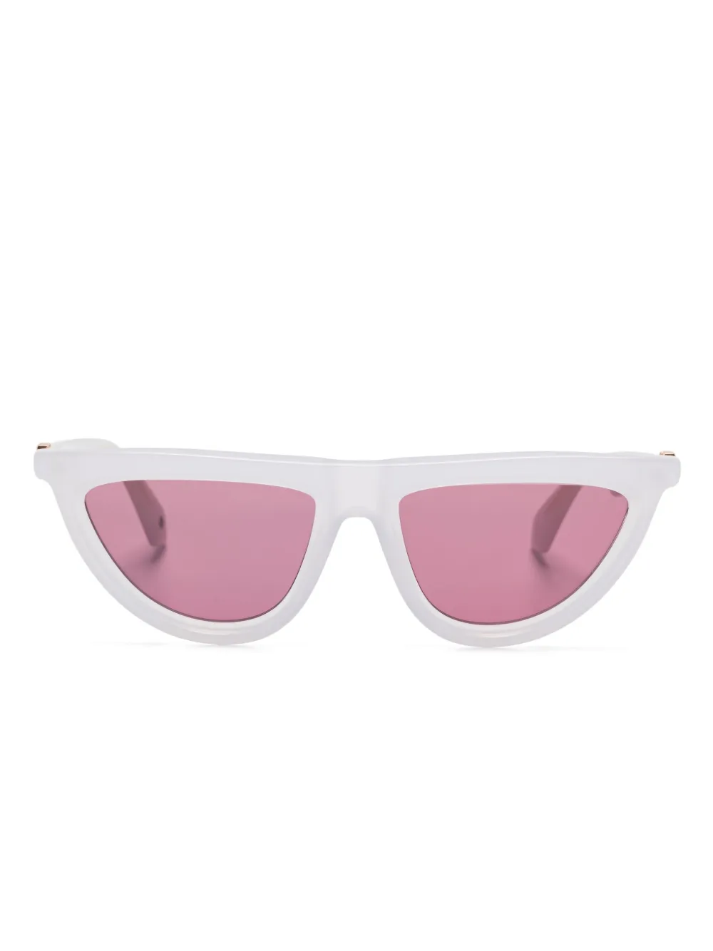 Off-White Eyewear Jasper zonnebril met geometrisch montuur Grijs