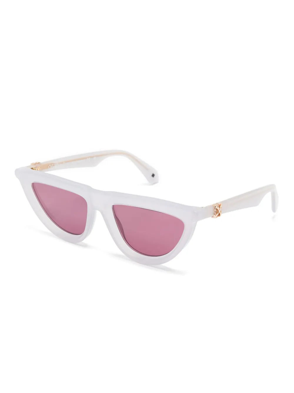 Off-White Eyewear Jasper zonnebril met geometrisch montuur - Grijs
