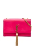 Saint Laurent Pre-Owned 2014 Medium Smooth Calfskin Classic Monogram Kate Tassel crossbody bag - Pink