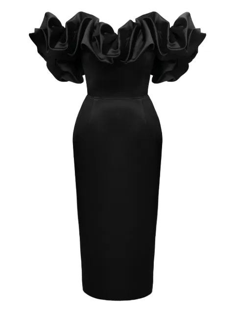 POST MERIDIEM Meringue midi dress