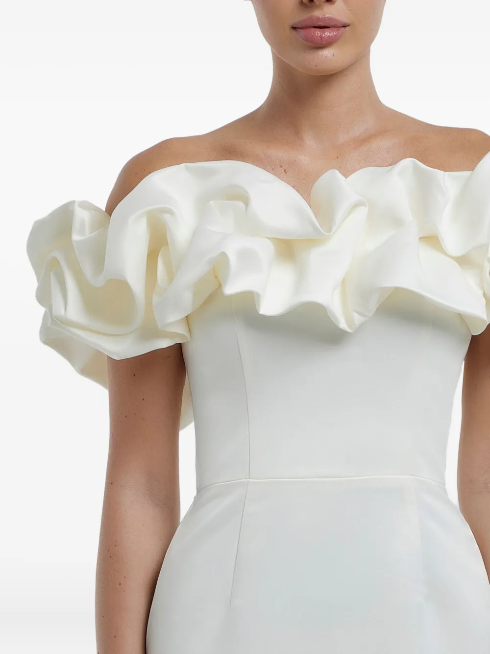 Post Meridiem Meringue Midi Dress
