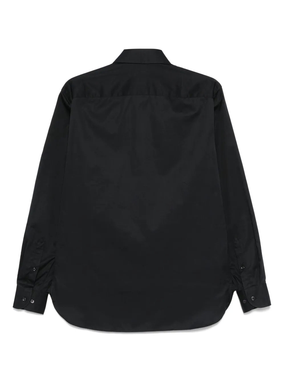 Giorgio Armani Katoenen overhemd - Zwart
