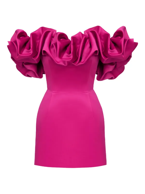 POST MERIDIEM Robe Meringue à Coupe Courte Rose FARFETCH MA